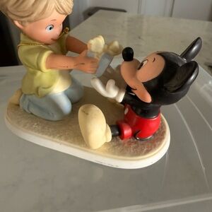 Disney Mickey Mouse and Child Playful Figurine